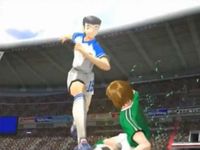 une photo d'Ã©cran de Captain Tsubasa sur Sony Playstation 2